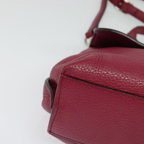 GUCCI Bamboo Daily Hand Bag Leather Pink Silver - Picture 12 of 16